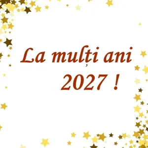 Imagine comestibila, La multi ani 2027!