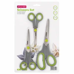 Set 3 foarfece – oțel inoxidabil, 14 cm / 17 cm / 21.5 cm