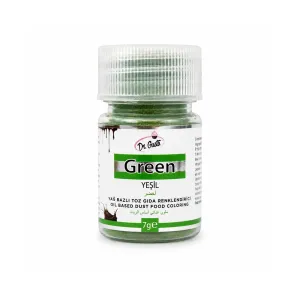 Colorant alimentar verde Dr. Gusto 7g – liposolubil pe bază de ulei pentru ciocolată și creme