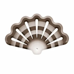 Decor din ciocolată Evantai 50 mm pentru torturi și deserturi | Korinitta