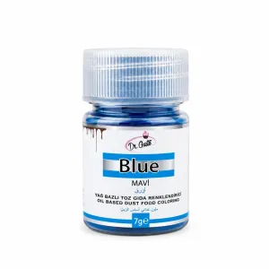 Colorant alimentar albastru Dr. Gusto 7g – liposolubil pe bază de ulei pentru ciocolată și creme