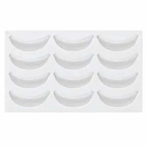 Mulaj din silicon cu 12 forme de banana, 30x17x2 cm