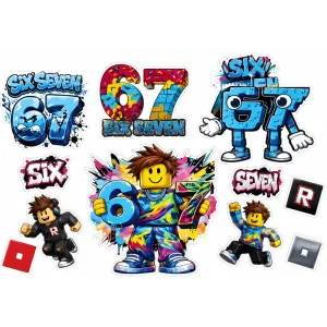 Imagine comestibila, Roblox Six Seven 67