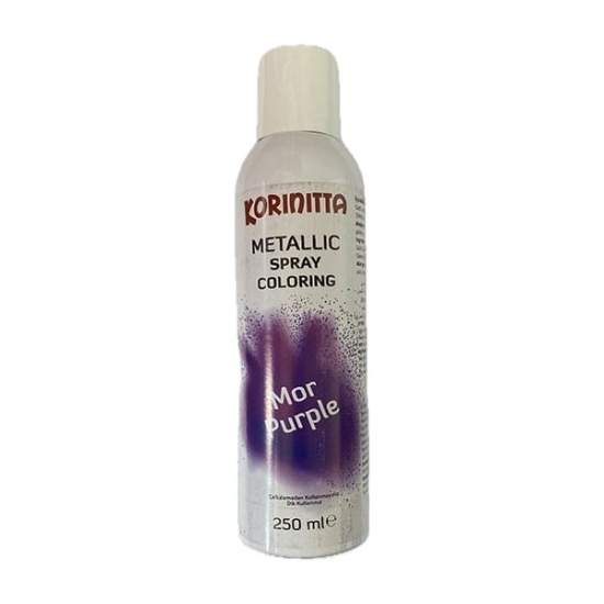Colorant alimentar metalizat Spray 250 ML - Mov, Korinitta