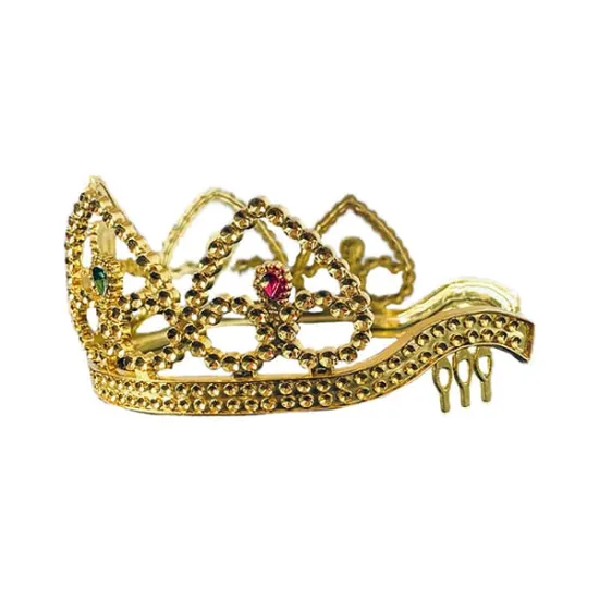 Coronita aurie din plastic / Tiara