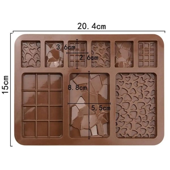 Forma/ mulaj din silicon 3D, pentru ciocolata