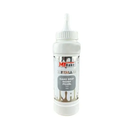 Glazura de ciocolata metalizata - Cake drip sidef / perlat, 250g MyBake