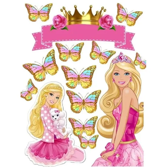 Imagine comestibila, Barbie si fluturii