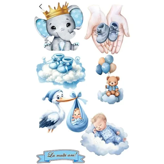 Imagine comestibila "Botez baiat"