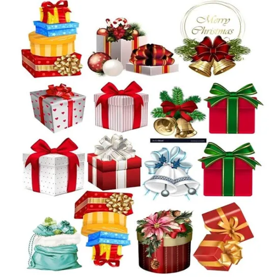 Imagine comestibila "Cadouri de Craciun"