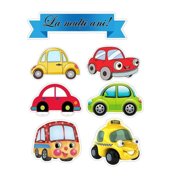 Imagine comestibila "Colaj Masini"