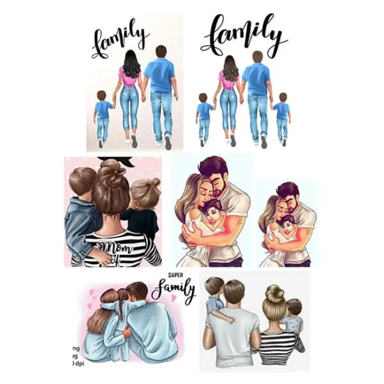 Imagine comestibila "Familia"