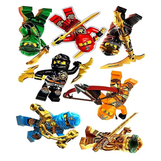 Imagine comestibila "Personaje Lego"