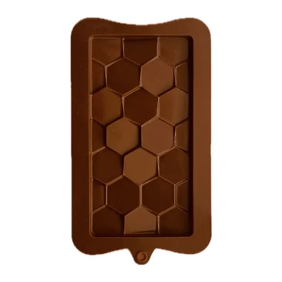 Mulaj din silicon pentru ciocolata,  hexagon
