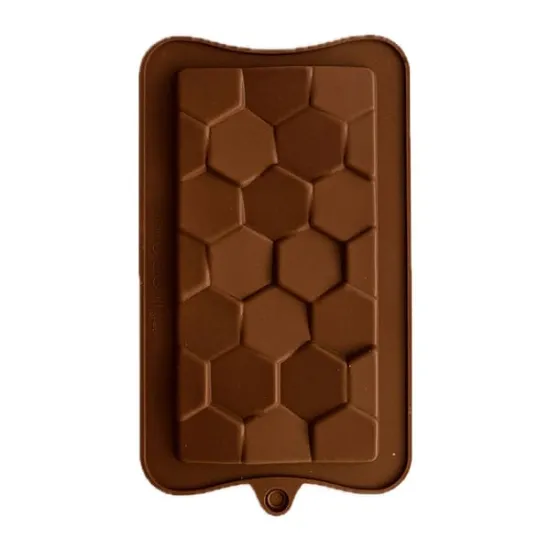 Mulaj din silicon pentru ciocolata,  hexagon