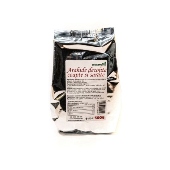 Arahide decojite (albe) coapte si sarate - 500g