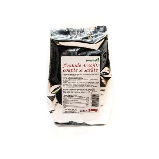 Arahide decojite (albe) coapte si sarate - 500g