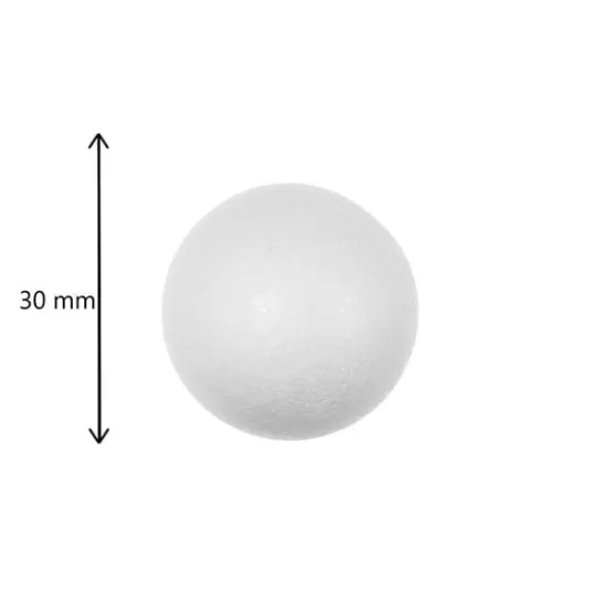 Bila polistiren Ø3cm 8/set