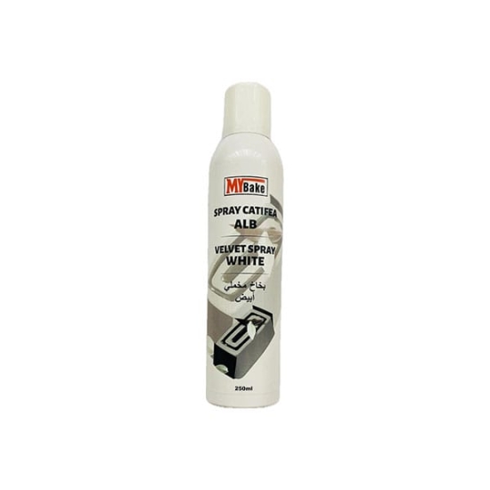 Colorant alimentar catifea Spray 250 ML - velvet alb, MyBake