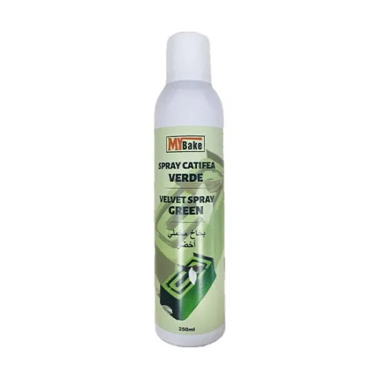 Colorant alimentar catifea Spray 250 ML - velvet verde, MyBake