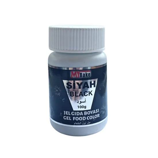 Colorant alimentar gel – concentrat 100g | NEGRU - MyBake
