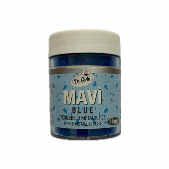 Colorant alimentar pudra metalizat albastru, 10g Dr Gusto