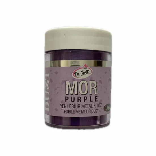 Colorant alimentar pudra metalizat mov, 10g Dr Gusto