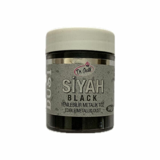 Colorant alimentar pudra metalizat negru, 10g Dr Gusto