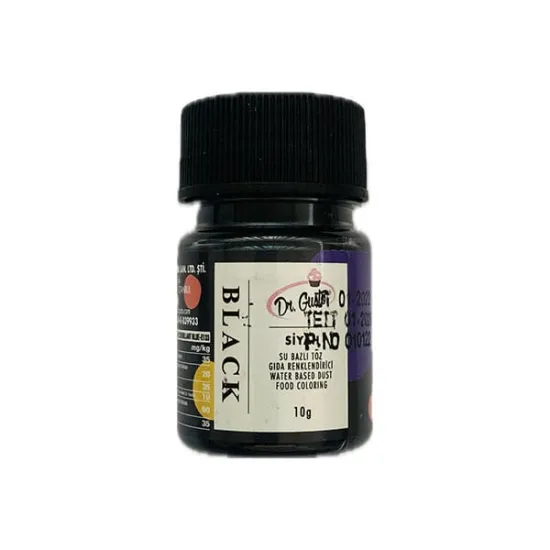 Colorant alimentar pudra Negru 10gr, Dr Gusto