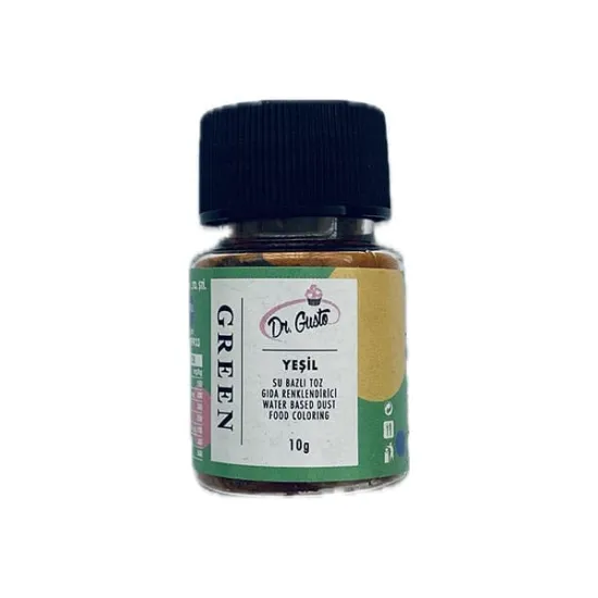 Colorant alimentar pudra Verde 10gr, Dr Gusto