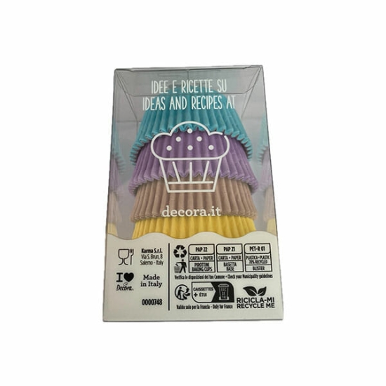 Cupe /chese pentru briose asortate, 75 buc