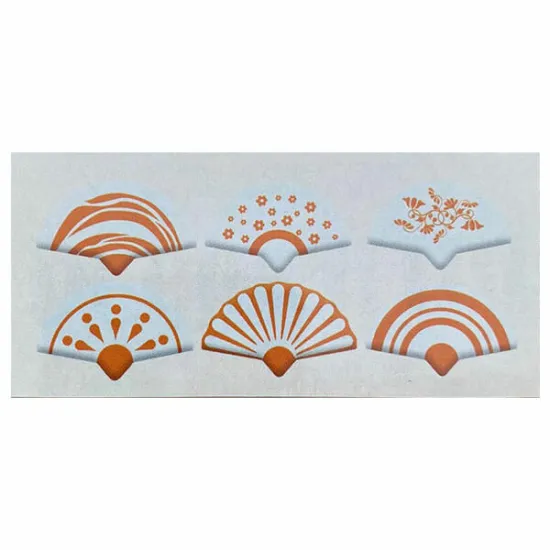 Decoratiuni din ciocolata, Evantai