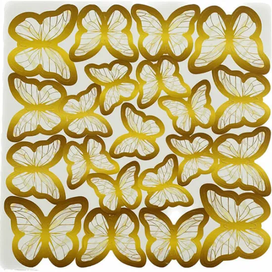 Decoratiuni fluturi din hartie, set 63 de decoratiuni MyBake