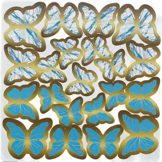 Decoratiuni fluturi din hartie, set 63 de decoratiuni MyBake