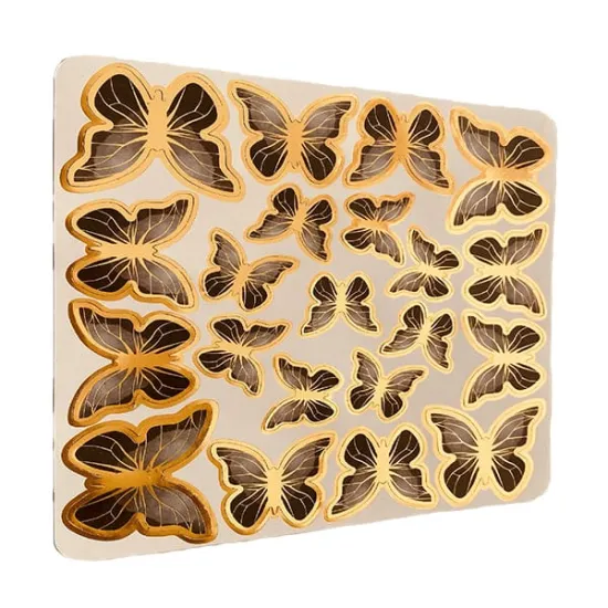 Decoratiuni fluturi din hartie, set 63 de decoratiuni MyBake