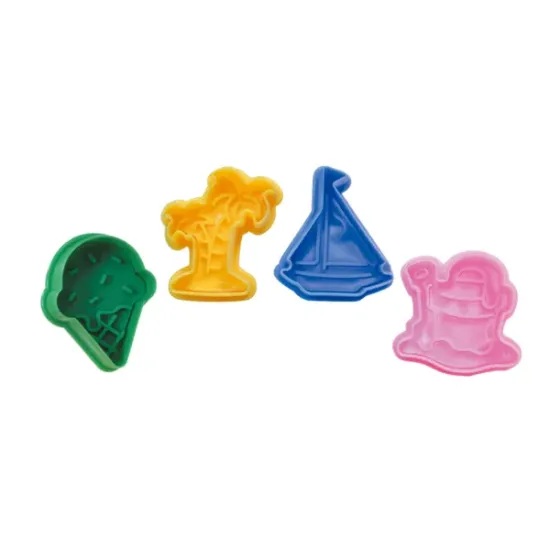 Decupatoare din plastic inghetata, palmier, barca
