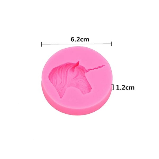 Forma din silicon, cap Unicorn