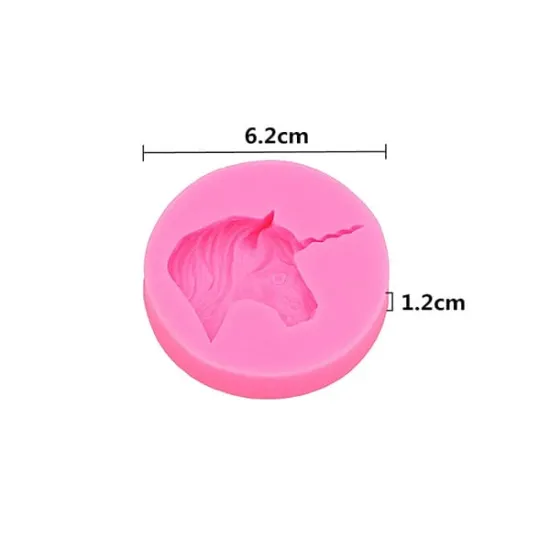 Forma din silicon, cap Unicorn