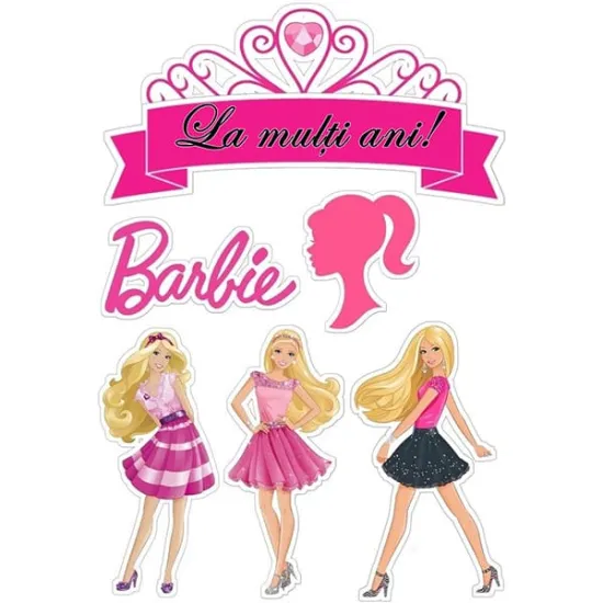 Imagine comestibila, Barbie "La multi ani"