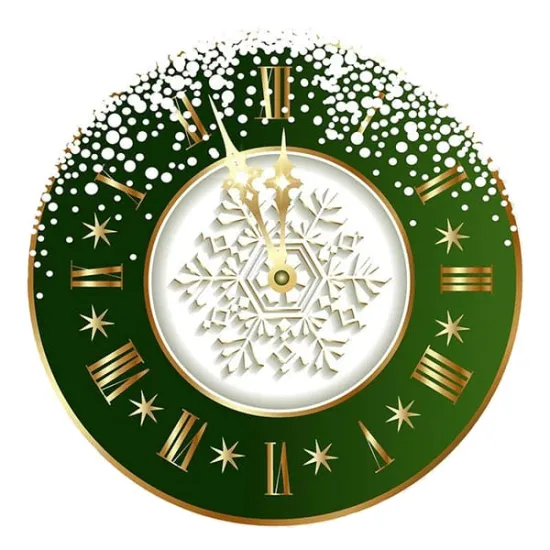 Imagine comestibila, Ceas de Revelion