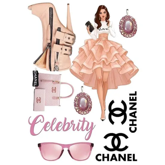 Imagine comestibila, colaj Fete Celebrity