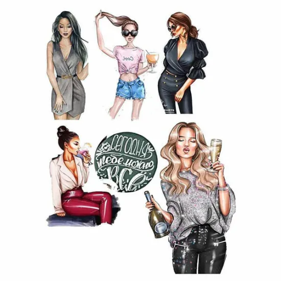 Imagine comestibila "Colaj Fete"