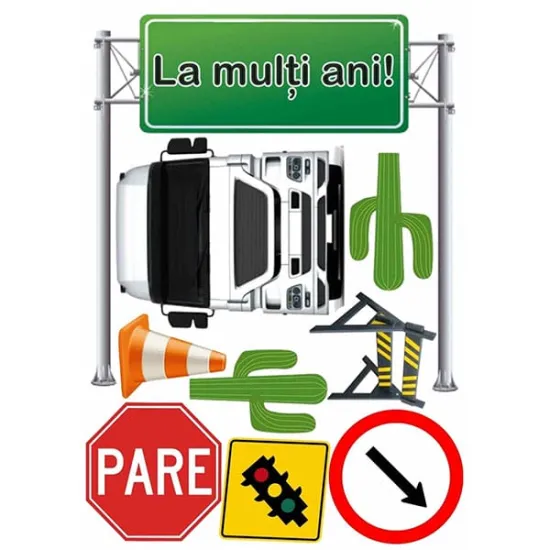 Imagine comestibila, Colaj semne de circulatie