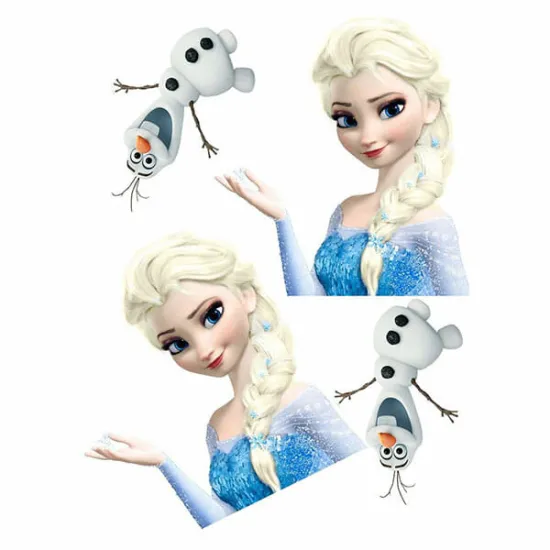 Imagine comestibila "Elsa si Olaf"