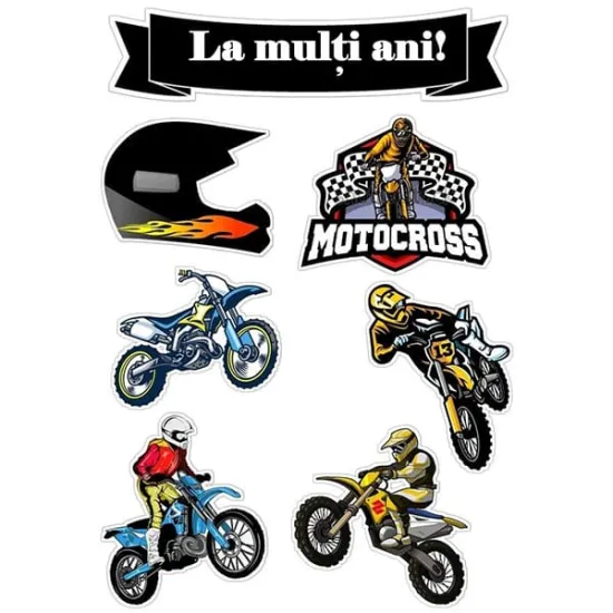Imagine comestibila "Motocross / Motociclete"
