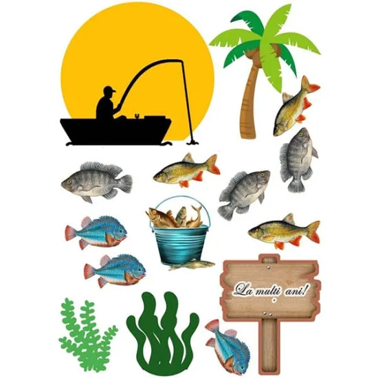 Imagine comestibila, Pescar / Pesti