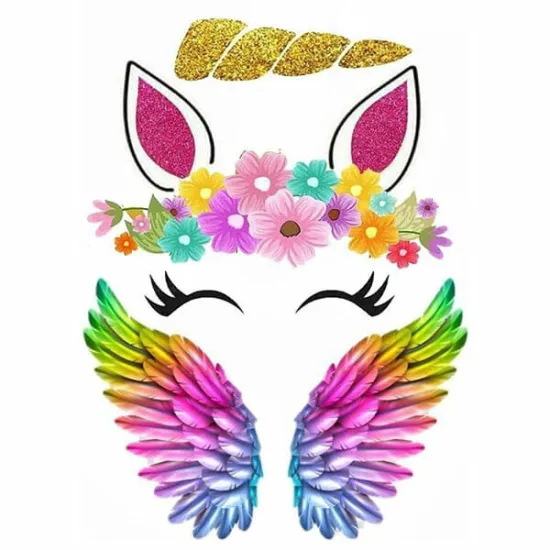 Imagine comestibila "Ponei / Unicorni"