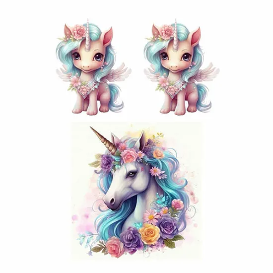 Imagine comestibila "Ponei Unicorni"