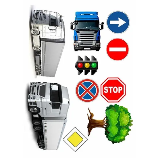 Imagine comestibila, Semne de circulatie