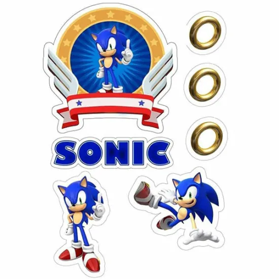 Imagine comestibila "Sonic"